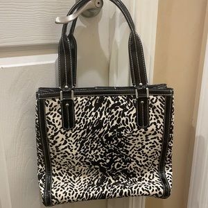 Talbots animal print purse